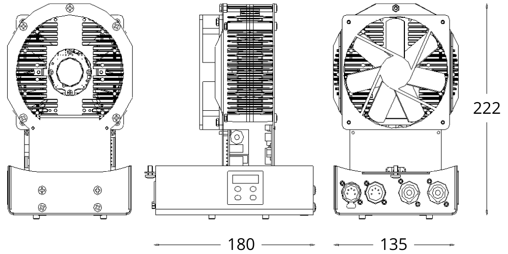 LITES - ROBERT JULIAT - HPLED RJ module dimensions