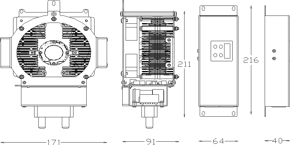 LITES - HPLED AR - ARRI STUDIO 2000 - module dimensions